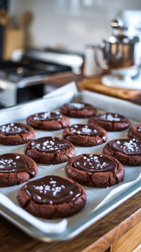 Dark Chocolate Sea Salt Cookie Recipe