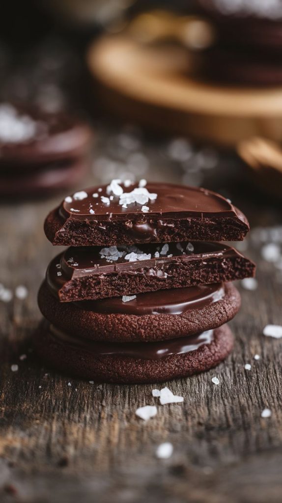 Dark Chocolate Sea Salt Cookie Recipe