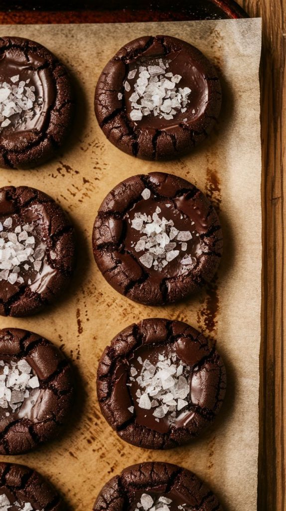 Dark Chocolate Sea Salt Cookie Recipe