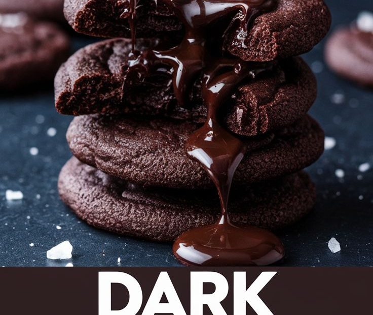 Dark Chocolate Sea Salt Cookie Recipe