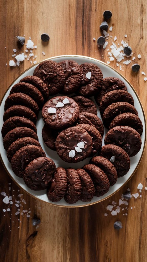 Dark Chocolate Sea Salt Cookie Recipe