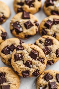Salted Chocolate Chunk Cookie Recipe - Feast Flick