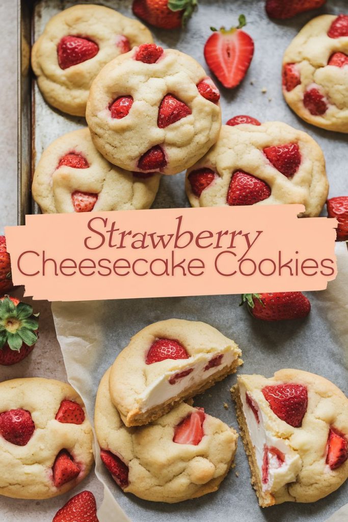 Strawberry Cheesecake Cookie Recipe