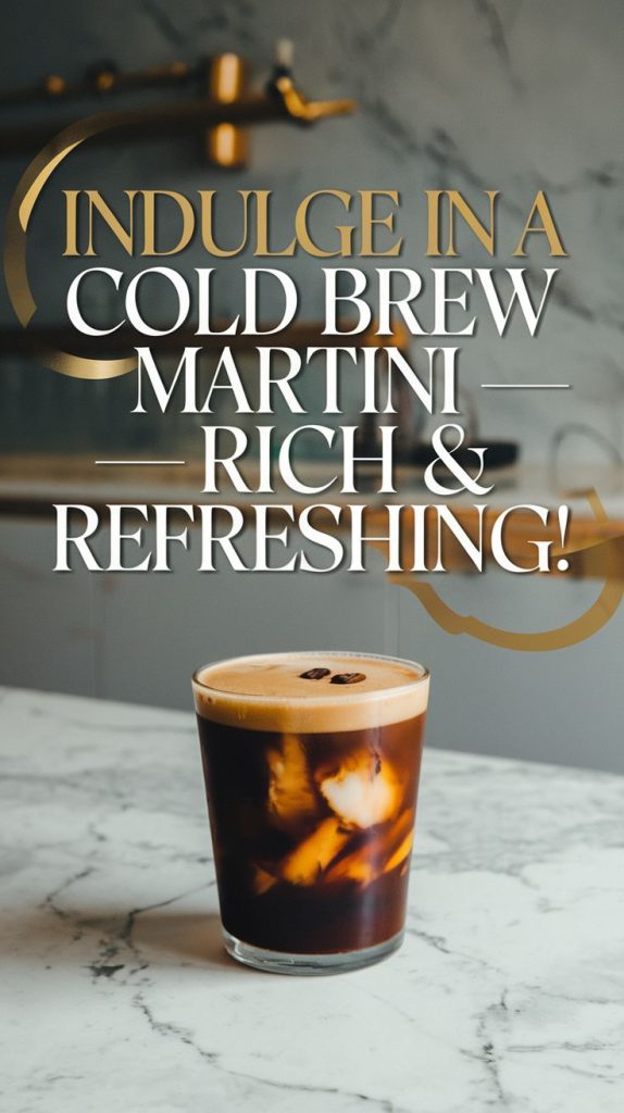 Cold Brew Martini Recipe