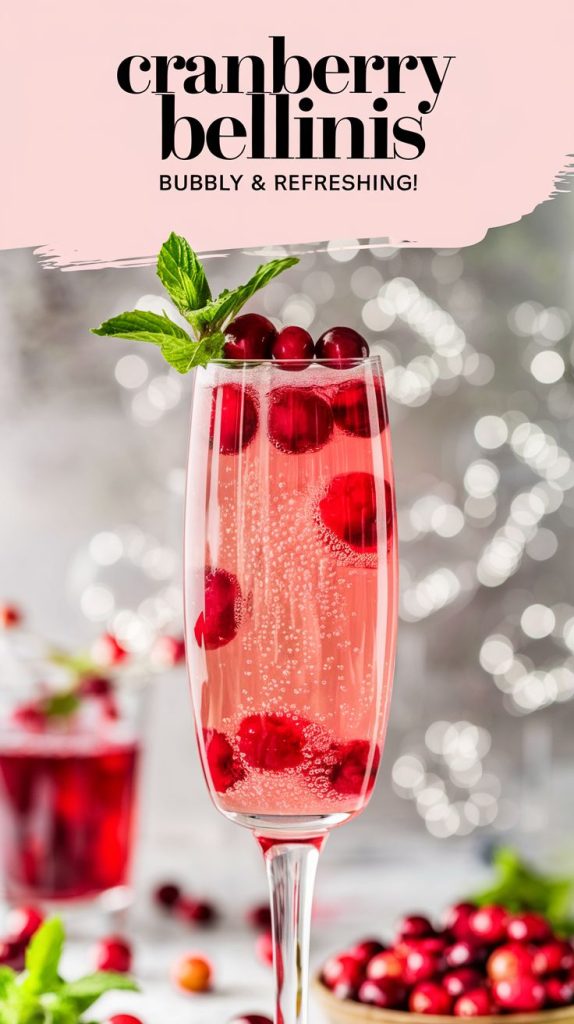 Cranberry Bellinis Recipe