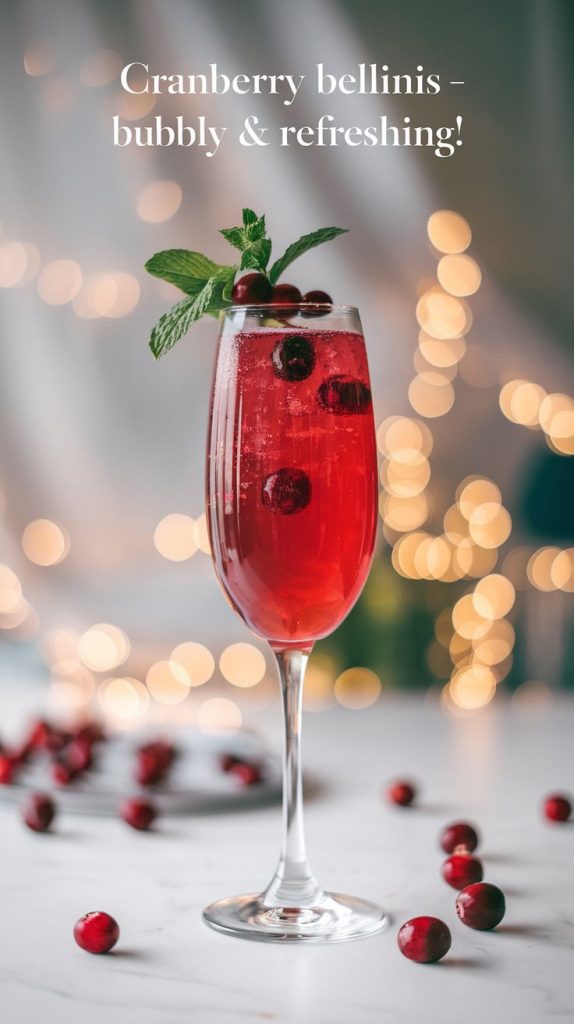 Cranberry Bellinis Recipe