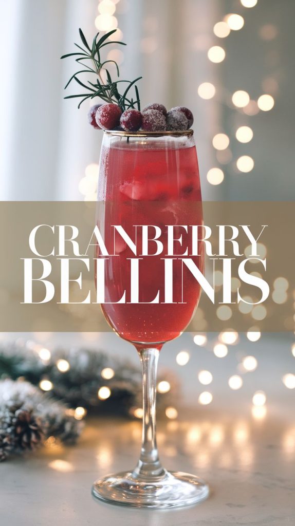 Cranberry Bellinis Recipe