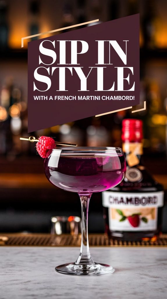 French Martini Chambord Cocktail Recipe