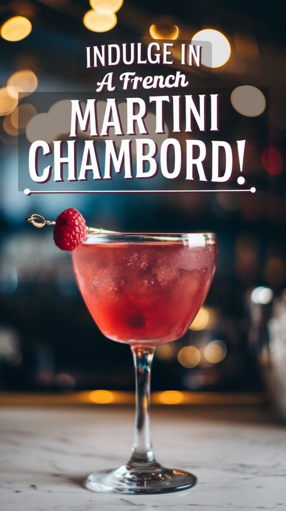 French Martini Chambord Cocktail Recipe