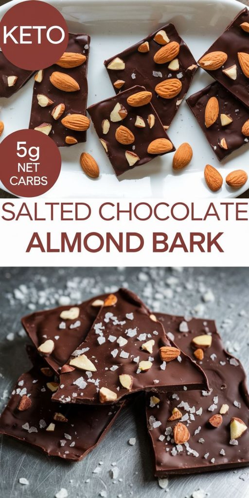 Keto Chocolate Almond Bark Recipe