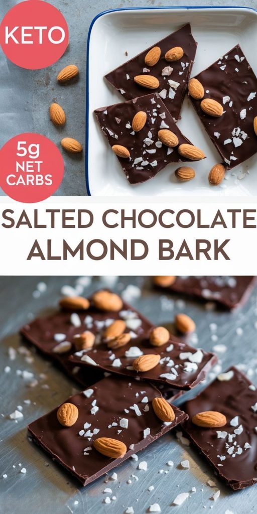 Keto Chocolate Almond Bark Recipe