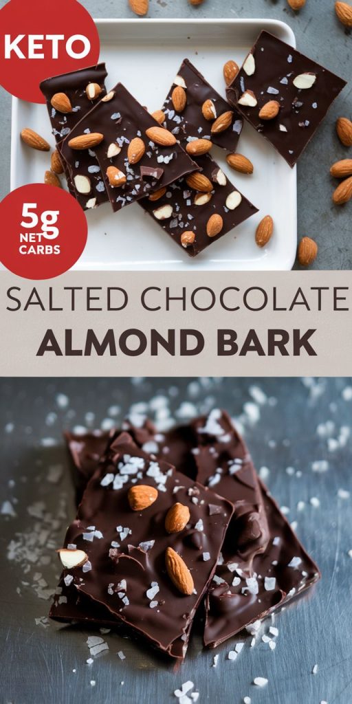 Keto Chocolate Almond Bark Recipe