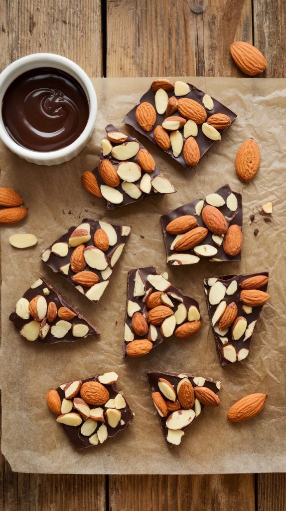 Keto Chocolate Almond Bark Recipe