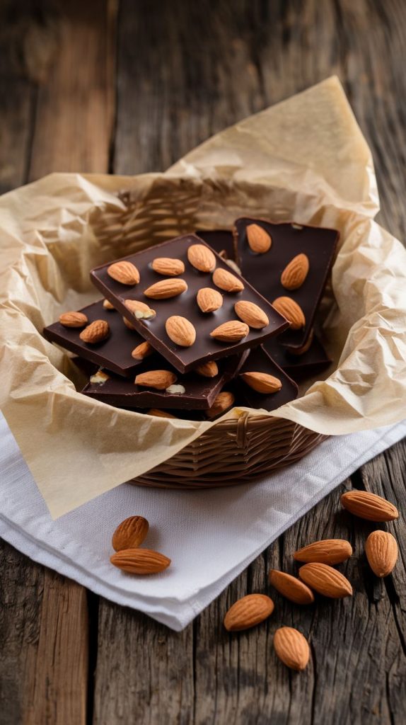 Keto Chocolate Almond Bark Recipe