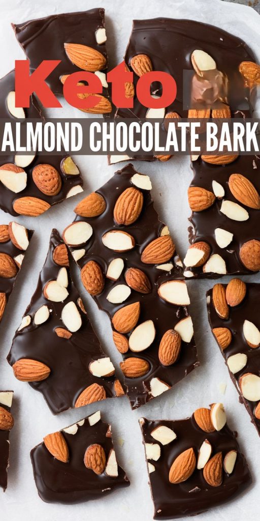 Keto Chocolate Almond Bark Recipe