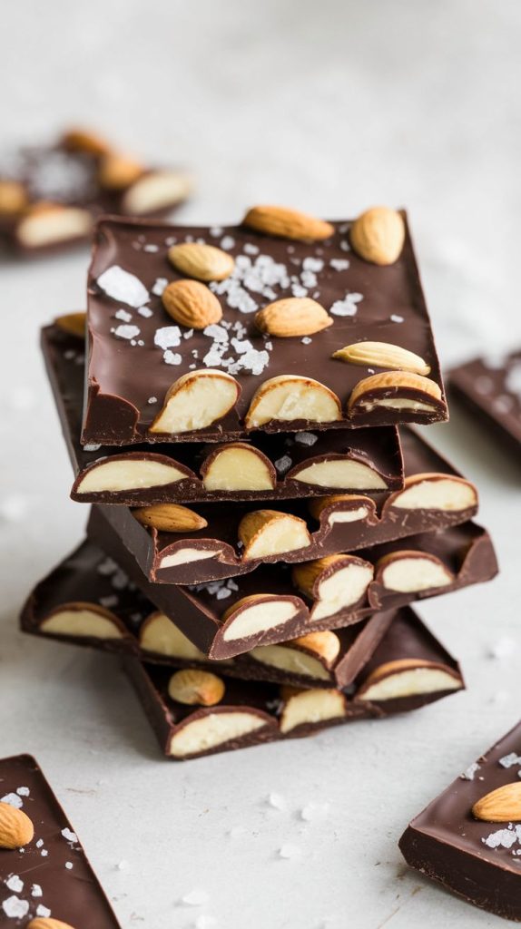 Keto Chocolate Almond Bark Recipe