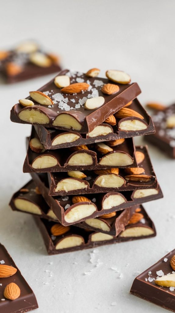 Keto Chocolate Almond Bark Recipe