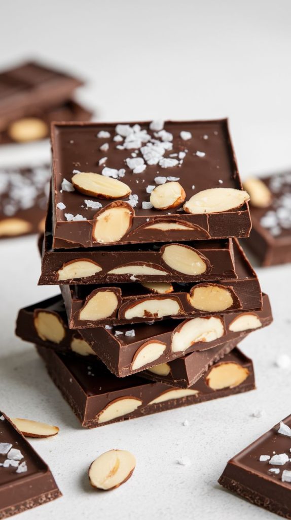 Keto Chocolate Almond Bark Recipe