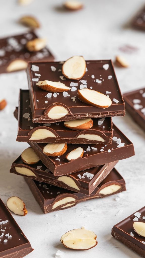 Keto Chocolate Almond Bark Recipe