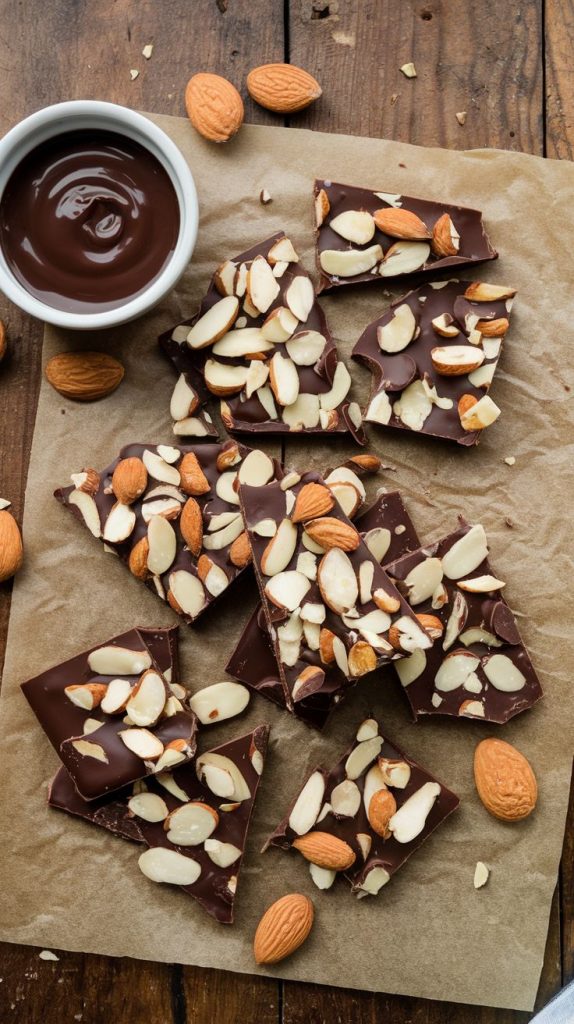 Keto Chocolate Almond Bark Recipe