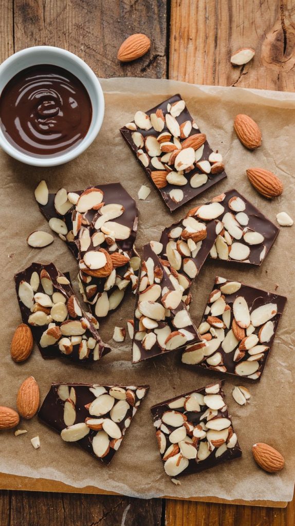 Keto Chocolate Almond Bark Recipe