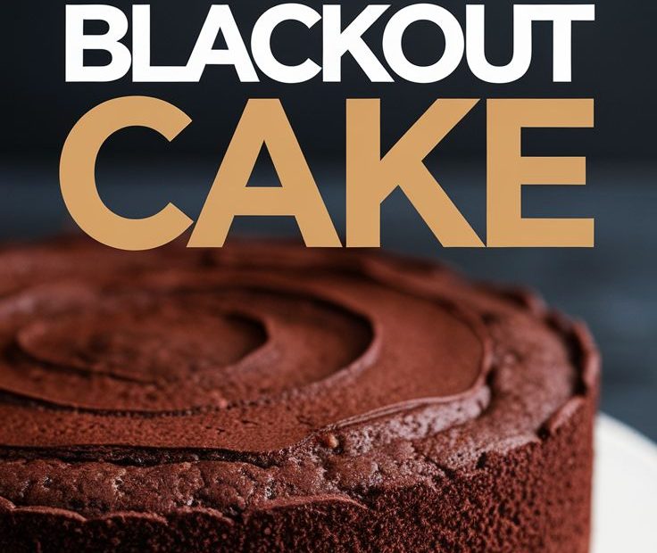 Keto Chocolate Blackout Cake Recipe