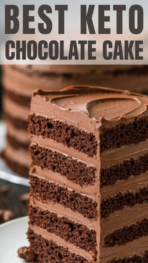 Keto Chocolate Blackout Cake Recipe