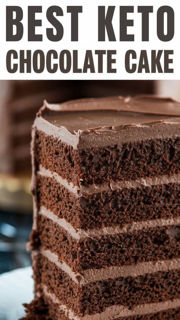 Keto Chocolate Blackout Cake Recipe