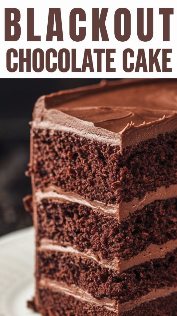 Keto Chocolate Blackout Cake Recipe