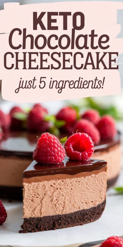 Keto Chocolate Cheesecake Recipe