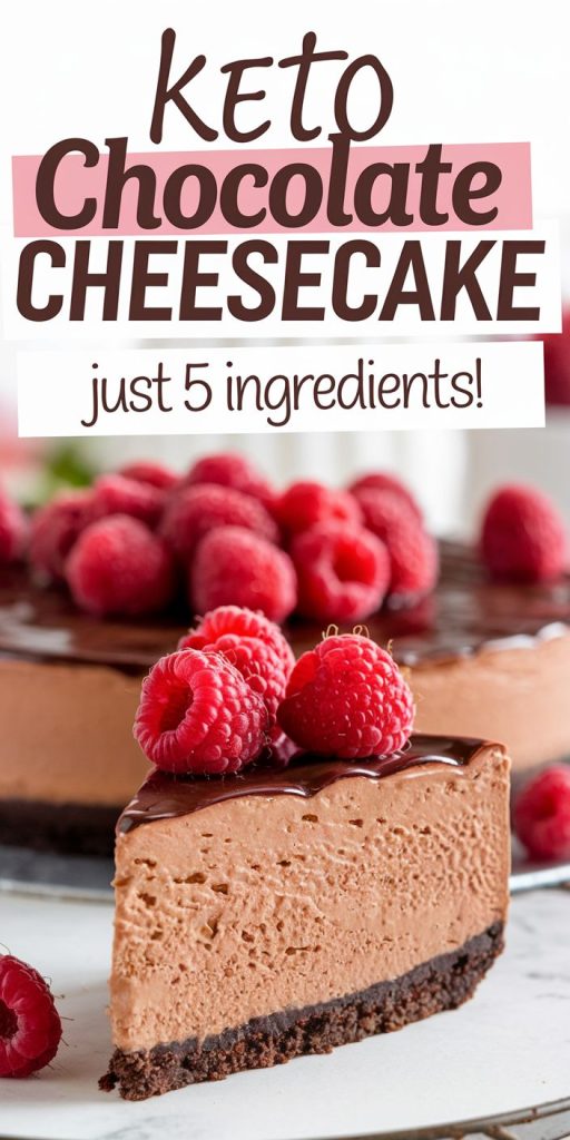 Keto Chocolate Cheesecake Recipe