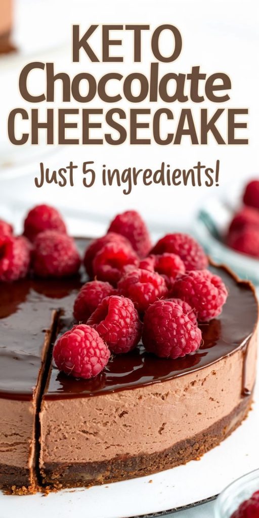 Keto Chocolate Cheesecake Recipe