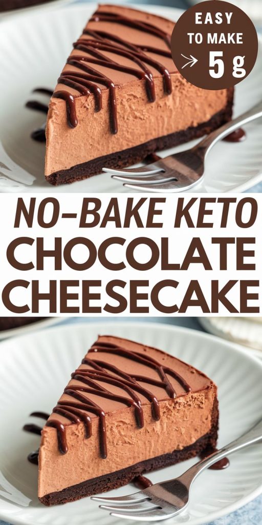 Keto Chocolate Cheesecake Recipe