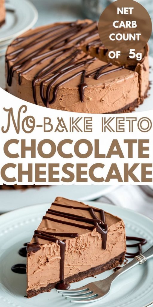 Keto Chocolate Cheesecake Recipe