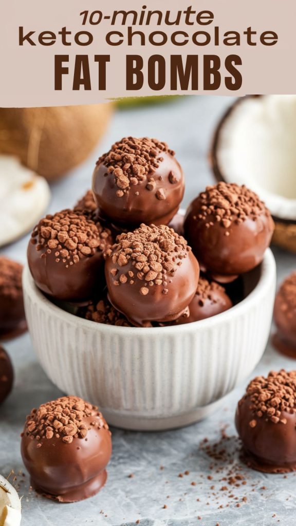 Keto Chocolate Fat Bombs Recipe