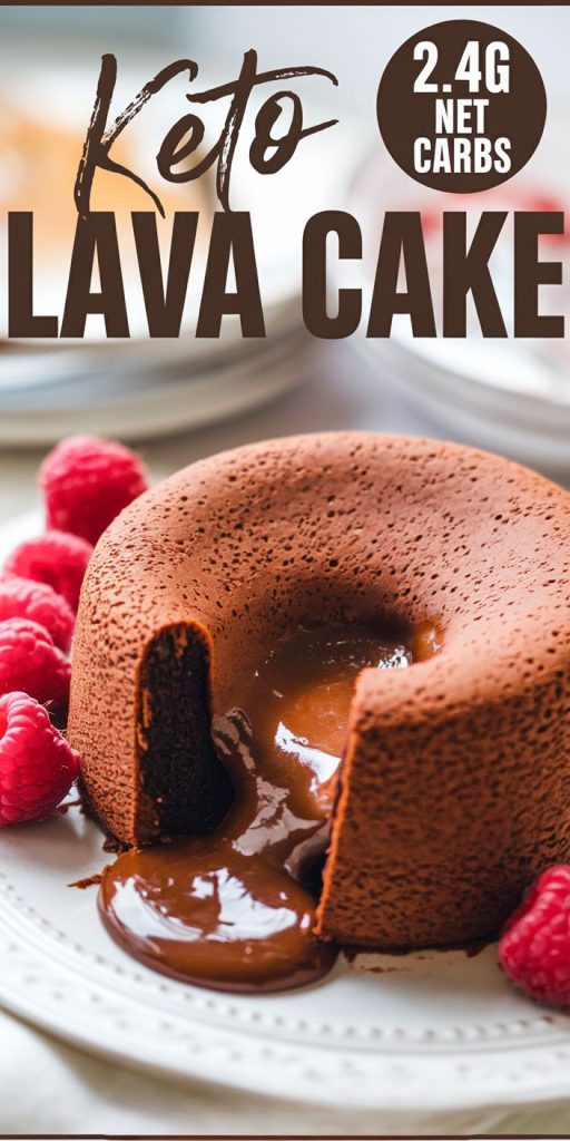 Keto Chocolate Lava Cake Recipe