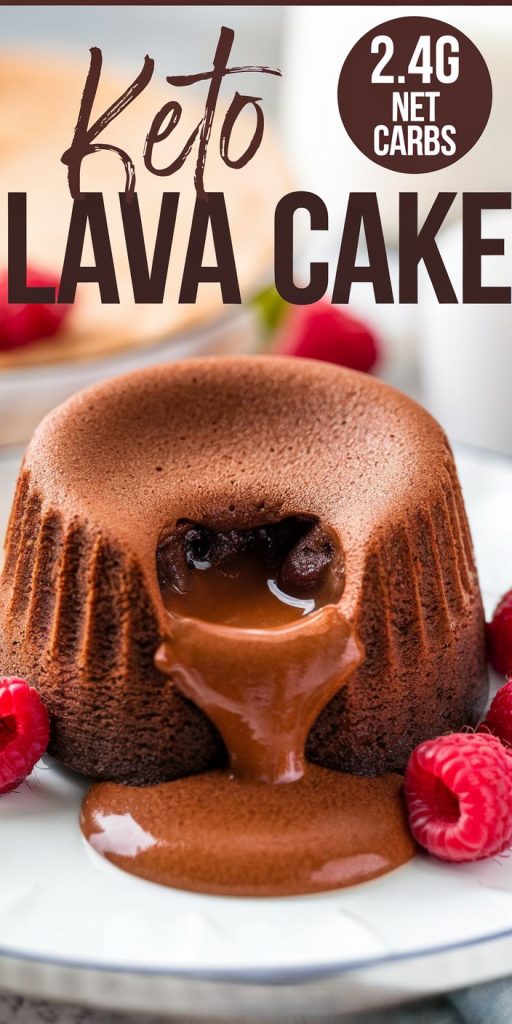 Keto Chocolate Lava Cake Recipe