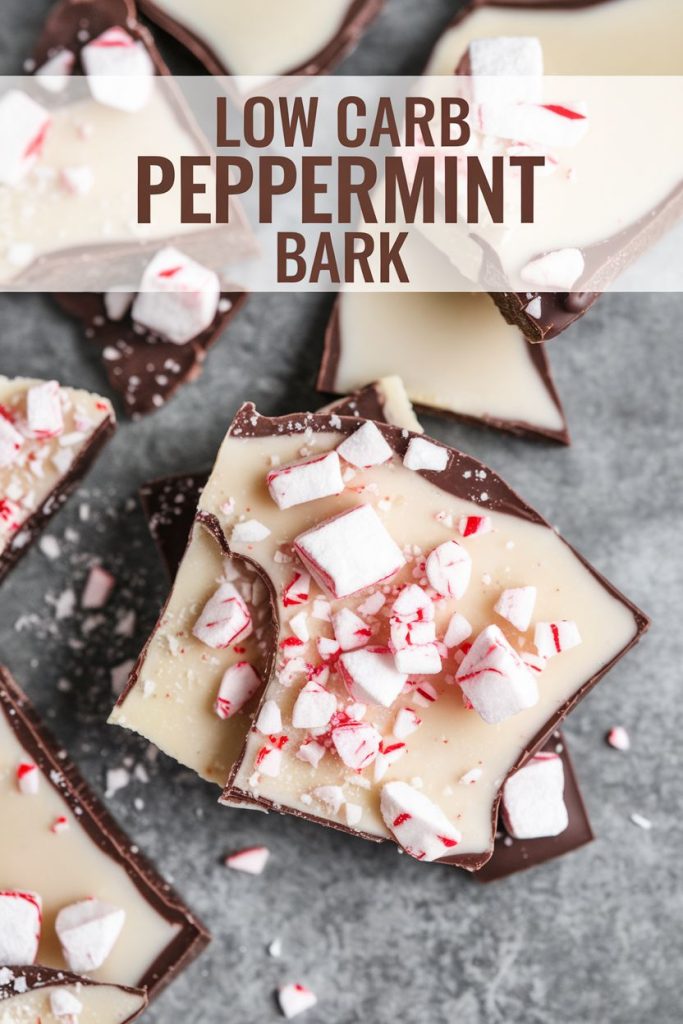 Keto Chocolate Peppermint Bark Recipe