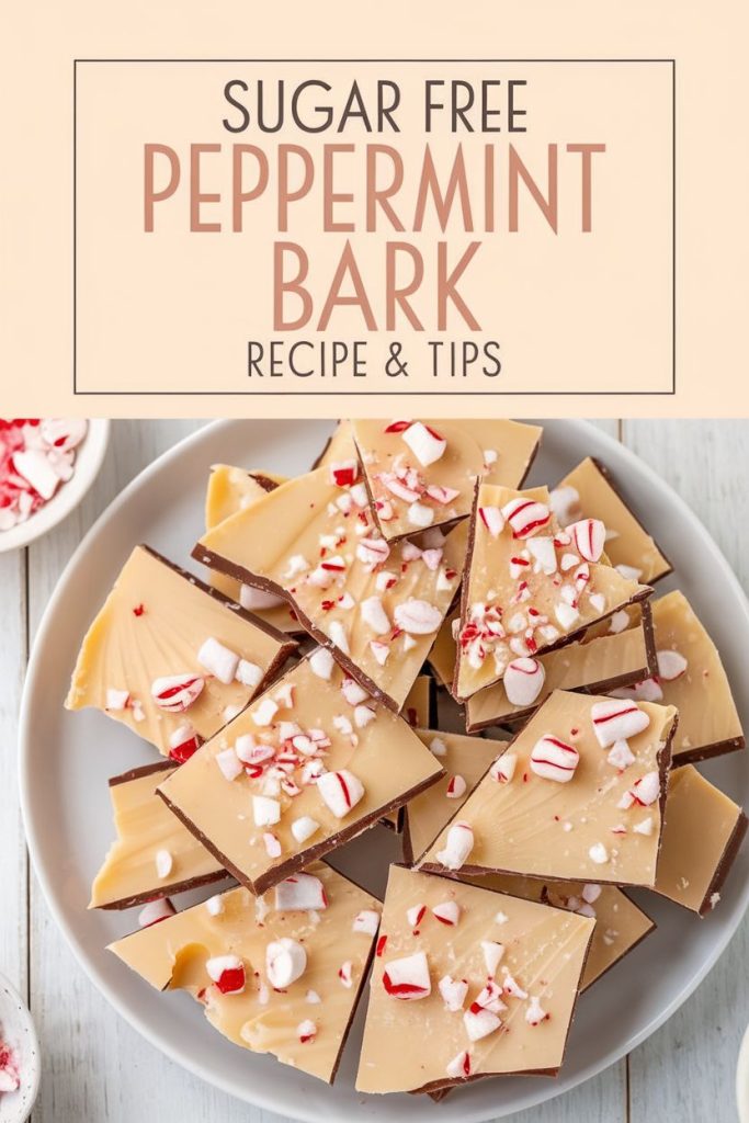 Keto Chocolate Peppermint Bark Recipe