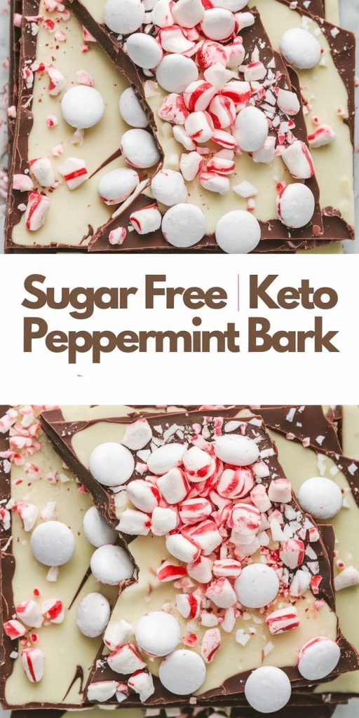 Keto Chocolate Peppermint Bark Recipe