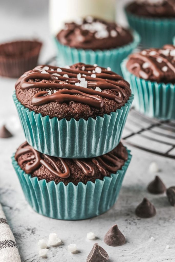 Keto Double Chocolate Muffins