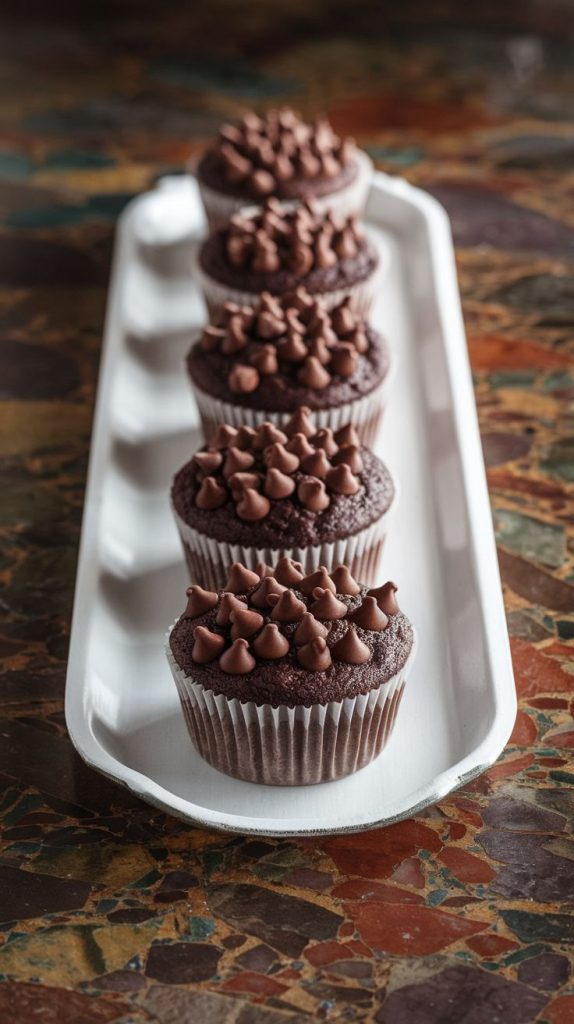 Keto Double Chocolate Muffins