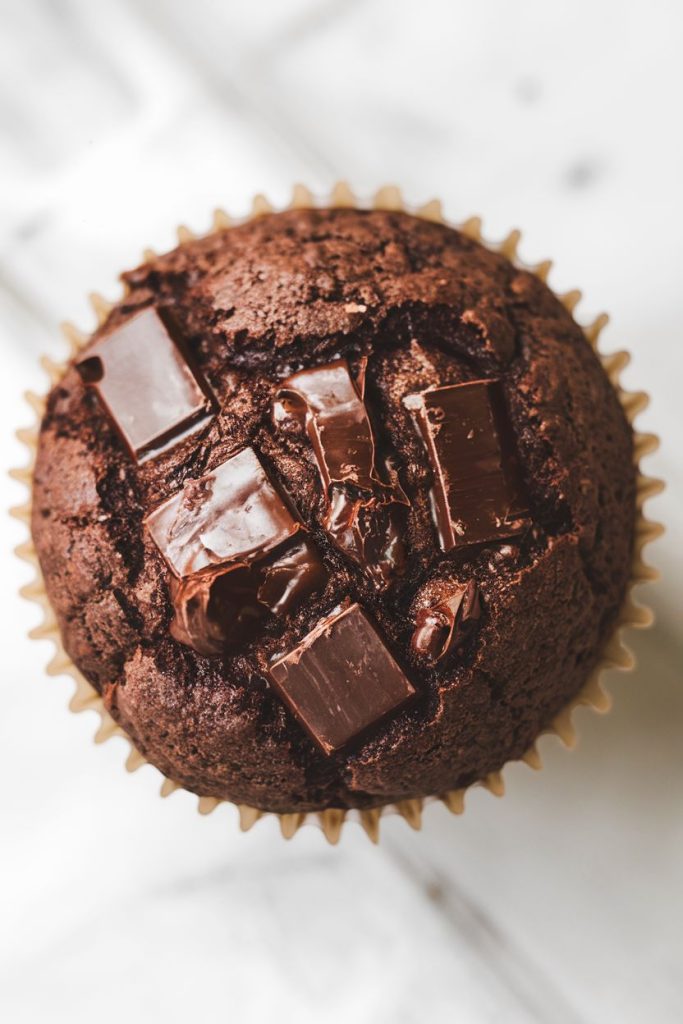 Keto Double Chocolate Muffins