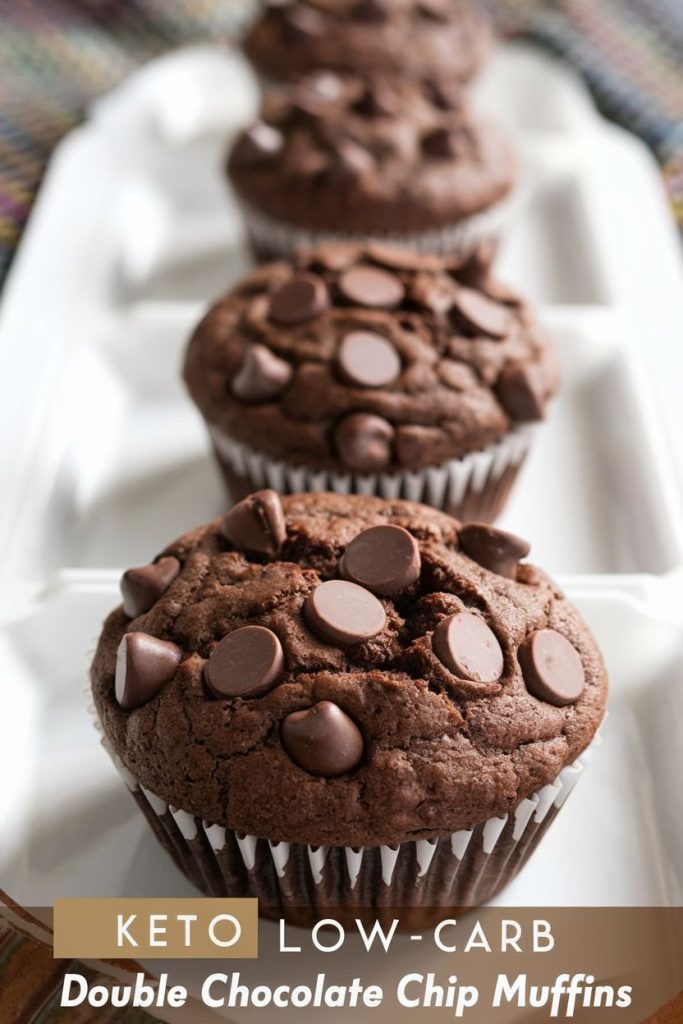 Keto Double Chocolate Muffins