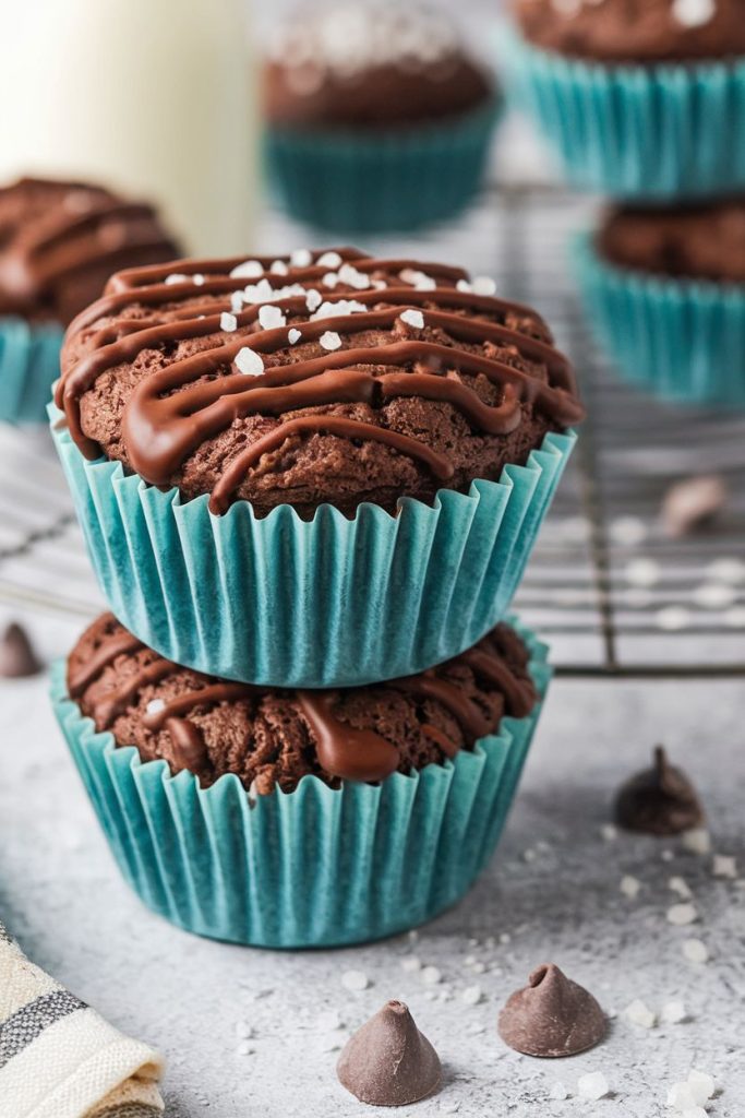 Keto Double Chocolate Muffins