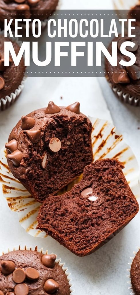 Keto Double Chocolate Muffins