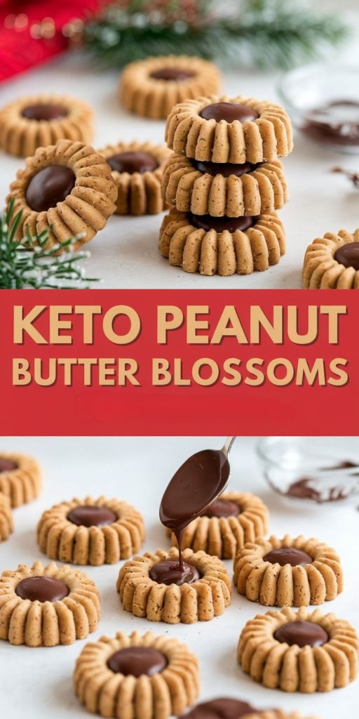 Keto Peanut Butter Blossoms