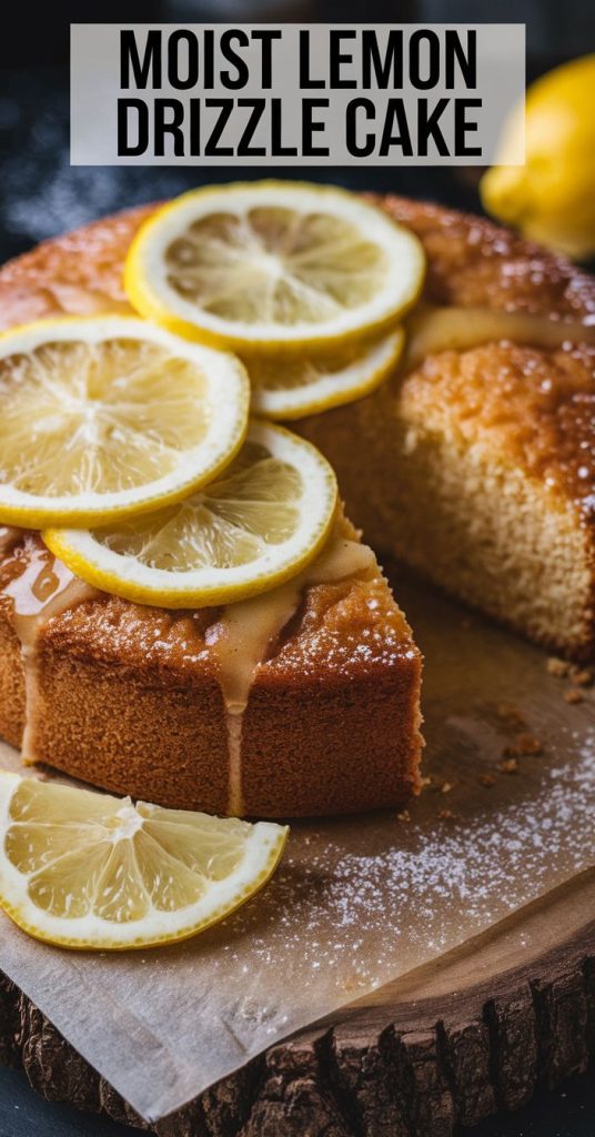 Lemon Drizzle Cake Recipe