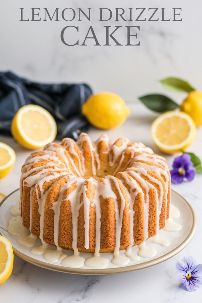 Lemon Drizzle Cake Recipe