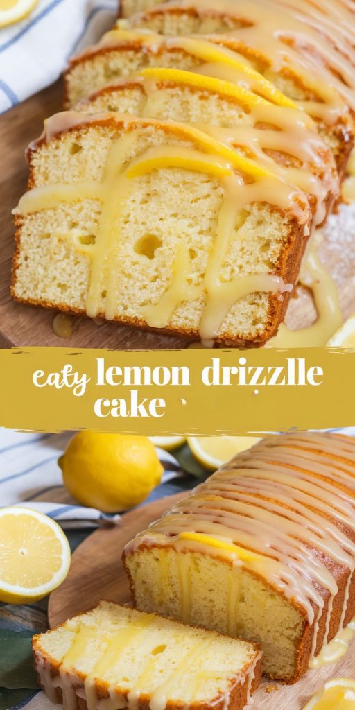 Lemon Drizzle Cake Recipe